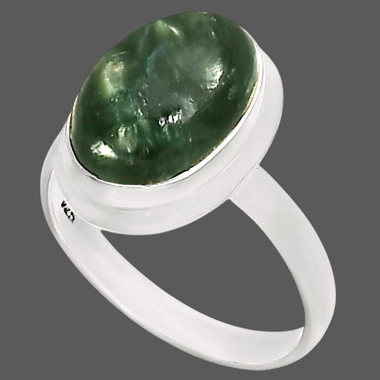 Russian Seraphinite Ring size-10 R-1007 SDR250370