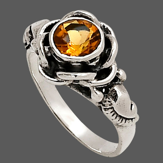 Citrine Ring size-5 R-1395 SDR250817