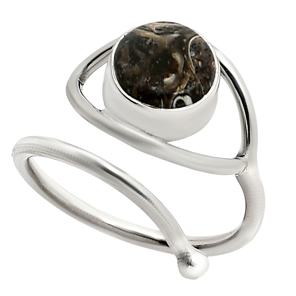 Eye Adjustable - Turtella Jasper Ring size-8 R-1254 SDR250915