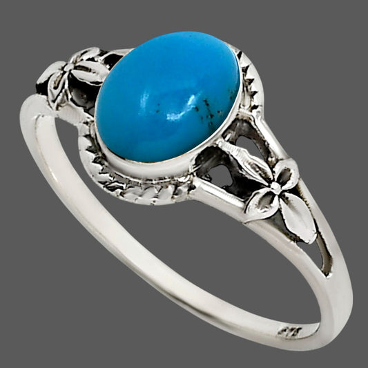 Sleeping Beauty Turquoise Ring size-5 R-1300 SDR250985