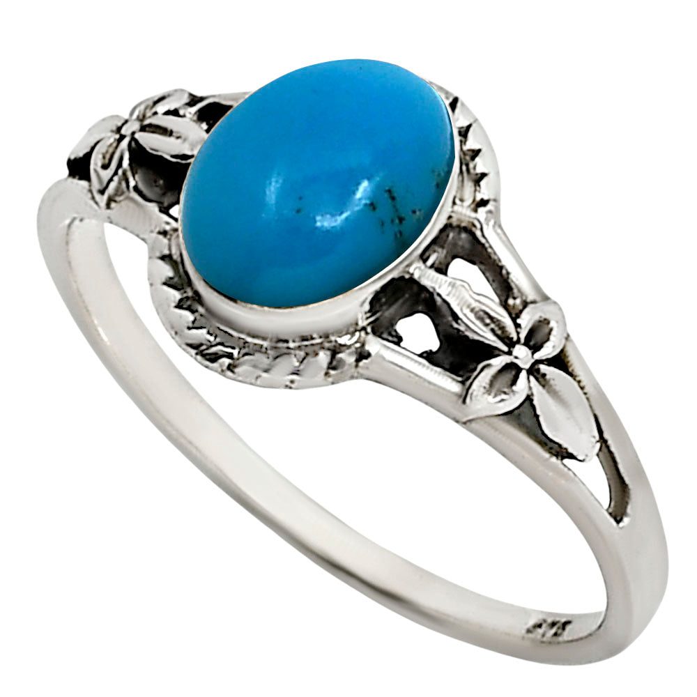 Sleeping Beauty Turquoise Ring size-5 R-1300 SDR250985