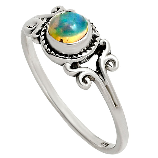 Ethiopian Opal Ring size-6 R-1358 SDR251229