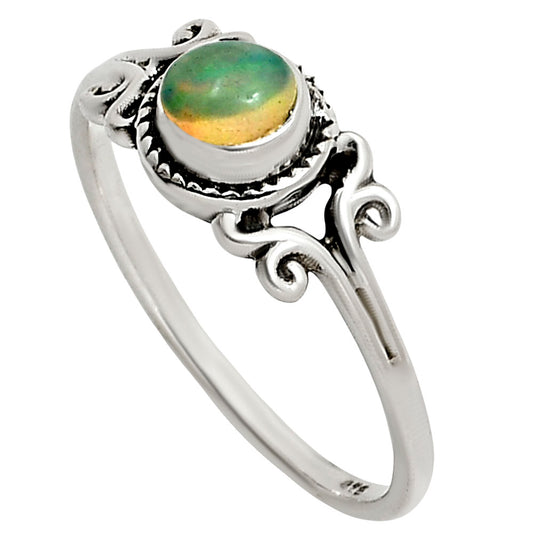 Ethiopian Opal Ring size-7 R-1358 SDR251232