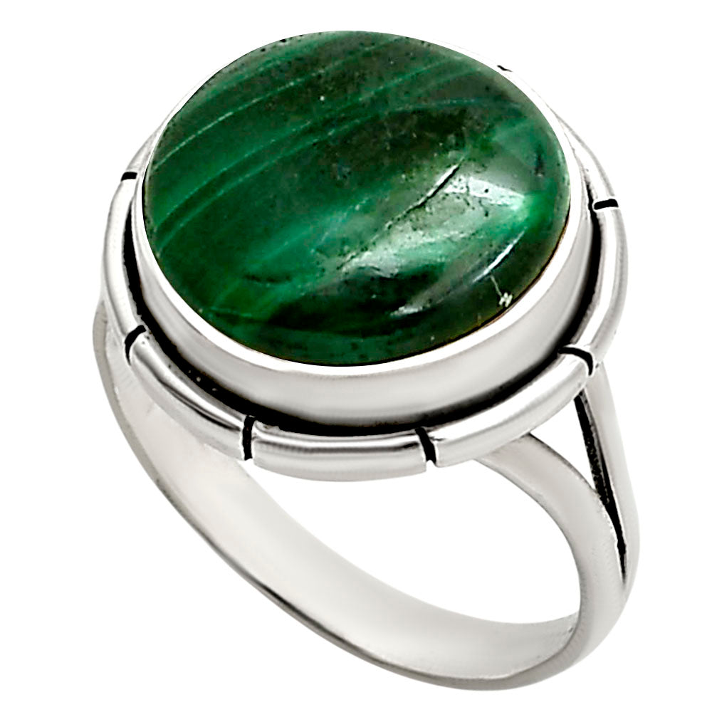 Malachite Eye Ring size-8 R-1012 SDR251307
