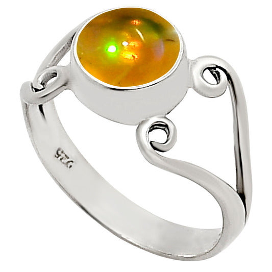 Ethiopian Opal Ring size-8 R-1574 SDR251761