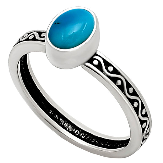 Sleeping Beauty Turquoise Ring size-6 R-1213 SDR251856