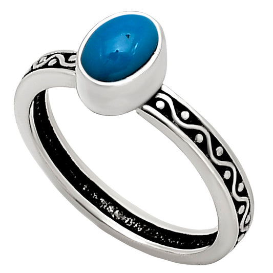 Sleeping Beauty Turquoise Ring size-7 R-1213 SDR251859