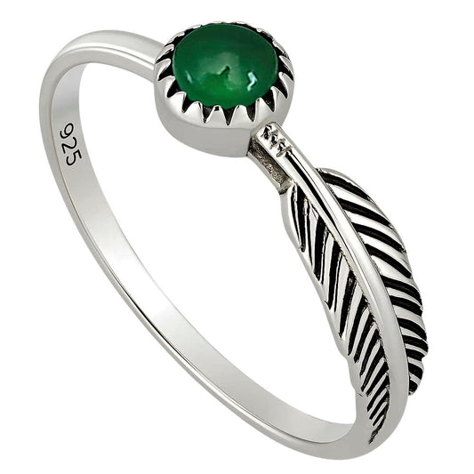 Green Onyx Ring size-5.5 R-1042 SDR251915
