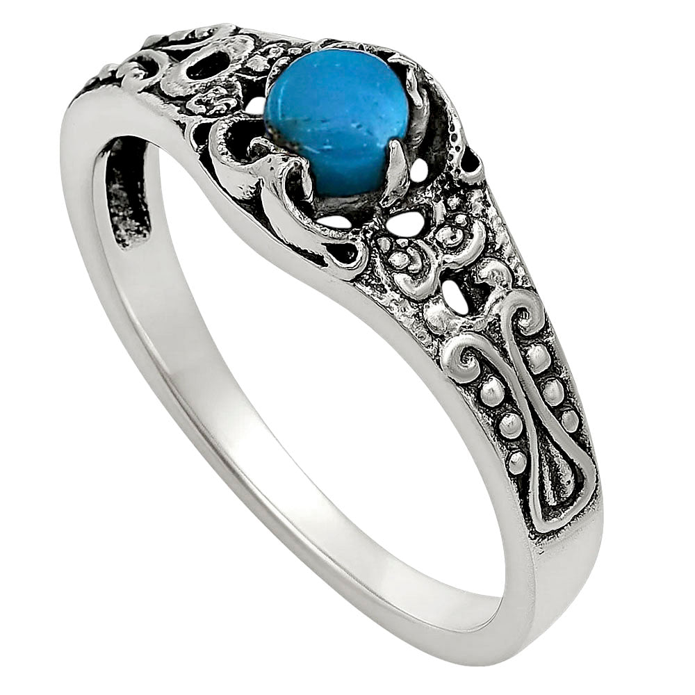 Sleeping Beauty Turquoise Ring size-6.5 R-1172 SDR251959