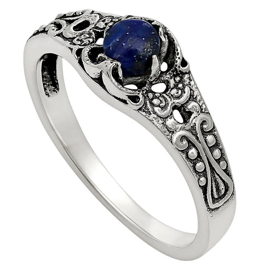 Lapis Lazuli Ring size-6 R-1172 SDR251973