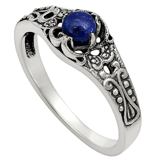 Lapis Lazuli Ring size-6.5 R-1172 SDR251976