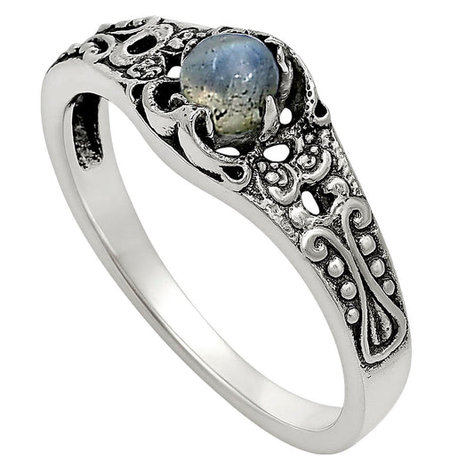 Rainbow Moonstone Ring size-6 R-1172 SDR252001