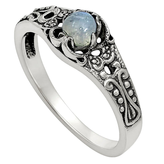 Rainbow Moonstone Ring size-7.5 R-1172 SDR252004