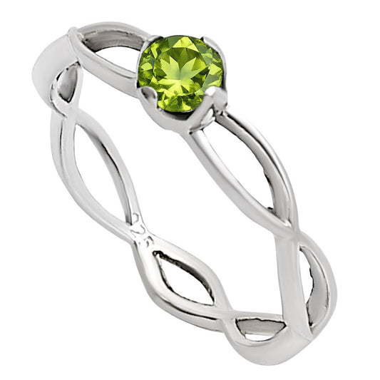Peridot Ring size-6 R-1213 SDR252010