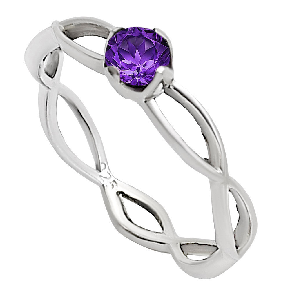 African Amethyst Ring size-6 R-1213 SDR252022
