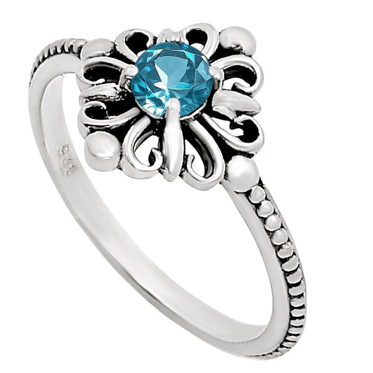 London Blue Topaz Ring size-5 R-1721 SDR252076