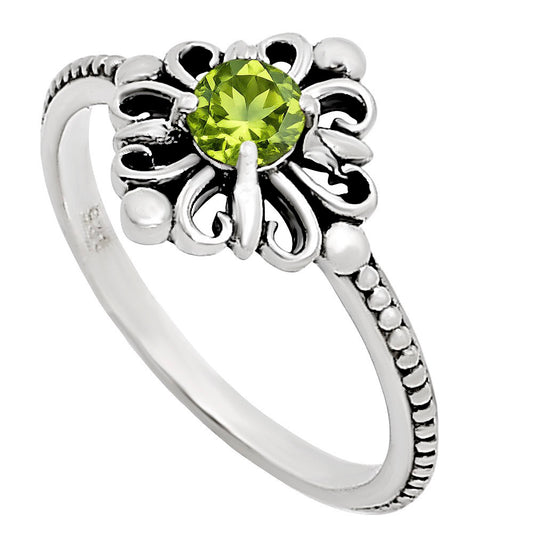 Peridot Ring size-6.5 R-1721 SDR252093