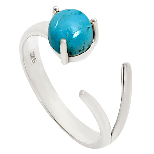 Adjustable - Sleeping Beauty Turquoise Ring size-7 R-1176 SDR252353