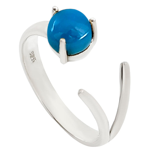 Adjustable - Sleeping Beauty Turquoise Ring size-6 R-1176 SDR252356