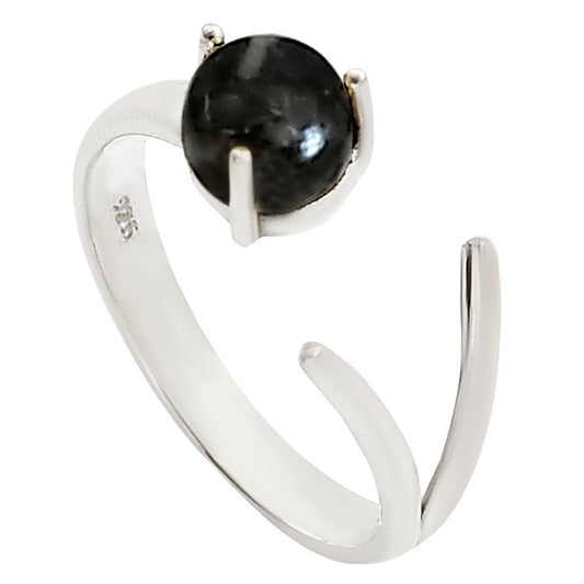 Adjustable - Mexican Cabbing Fossil Ring size-5 R-1176 SDR252383