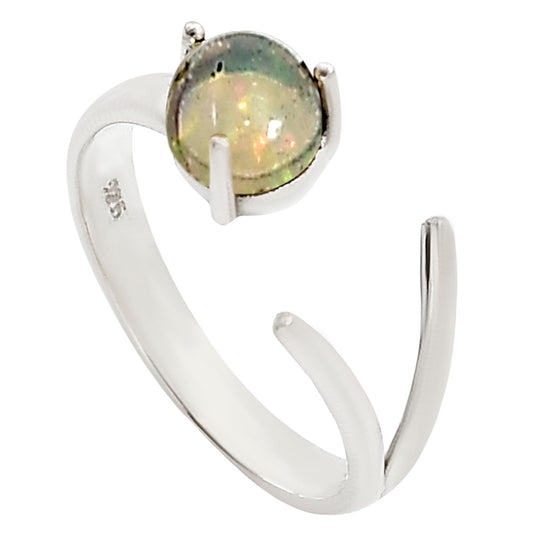 Adjustable - Ethiopian Opal Ring size-7 R-1176 SDR252393