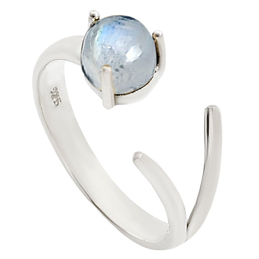Adjustable - Rainbow Moonstone Ring size-6 R-1176 SDR252395