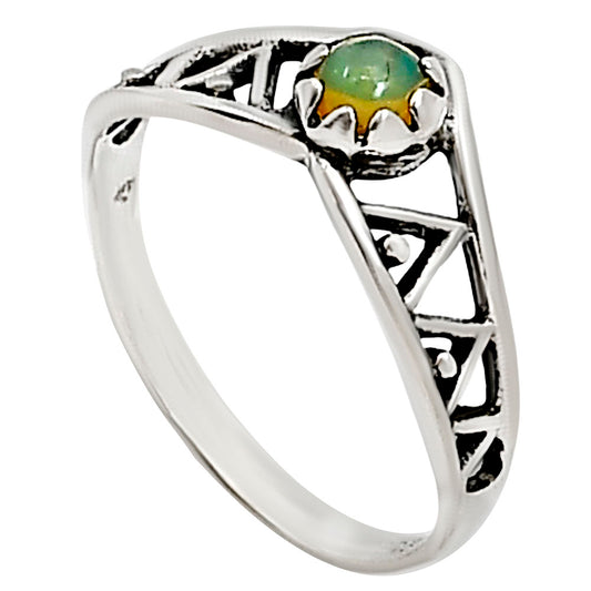 Ethiopian Opal Ring size-7 R-1172 SDR252480
