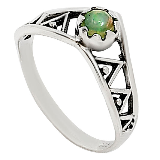 Ethiopian Opal Ring size-6 R-1172 SDR252486