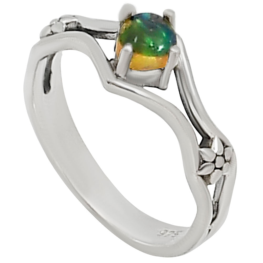 Ethiopian Opal Ring size-5 R-1720 SDR252518