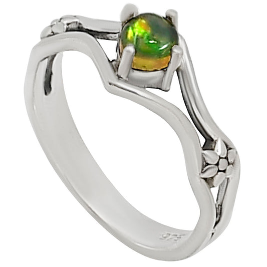 Ethiopian Opal Ring size-7.5 R-1720 SDR252522