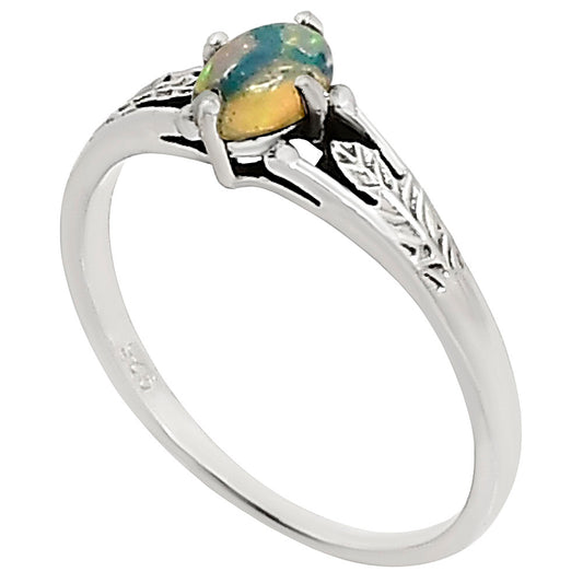 Ethiopian Opal Ring size-5 R-1172 SDR252650