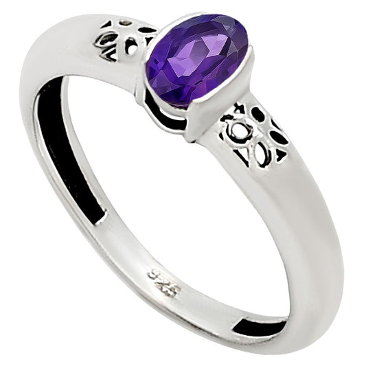 Amethyst Ring size-5 R-1730 SDR252762