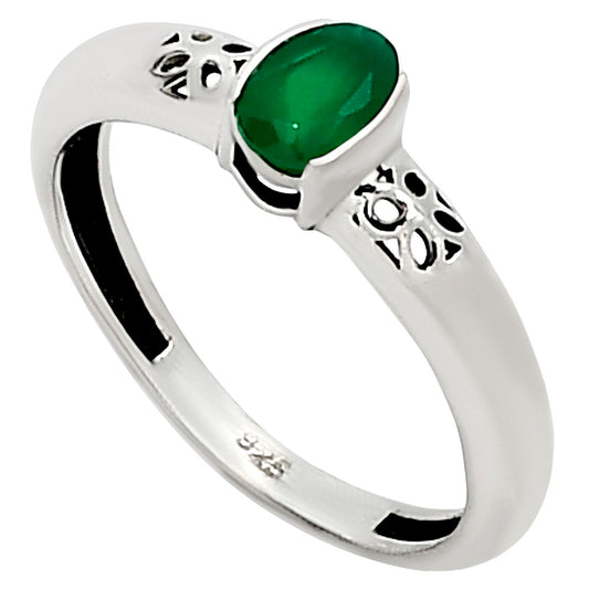 Green Onyx Ring size-7 R-1730 SDR252790
