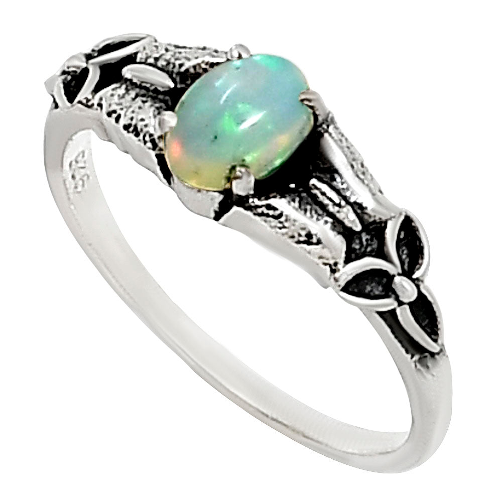 Ethiopian Opal Ring size-5 R-1746 SDR252860