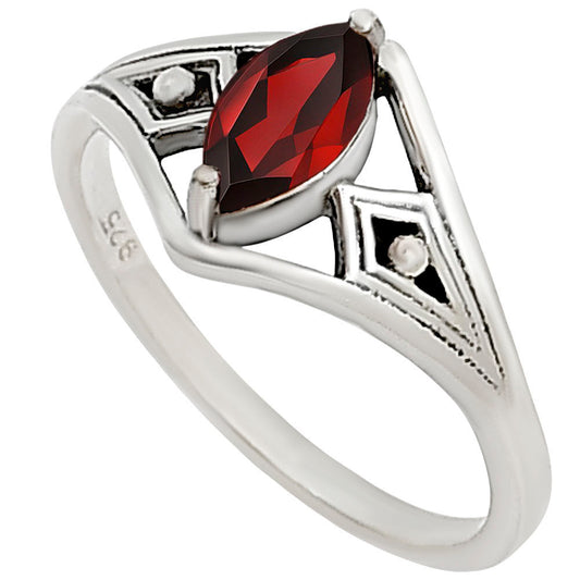 Hessonite Garnet Ring size-6 R-1727 SDR252868