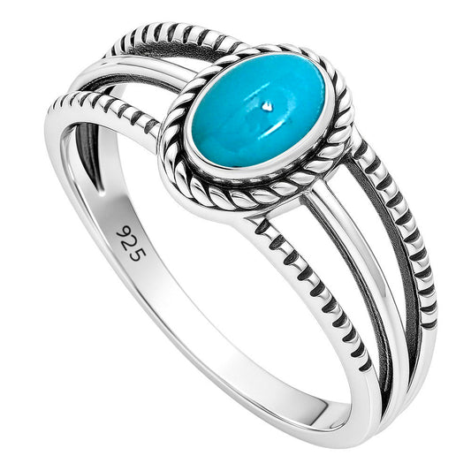 Sleeping Beauty Turquoise Ring size-8 R-1010 SDR253008