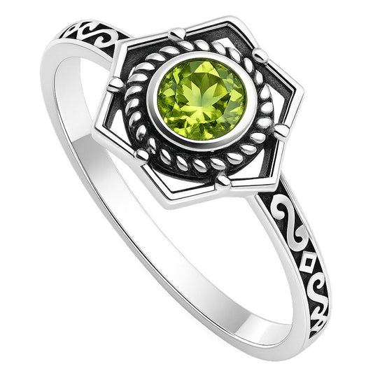 Peridot Ring size-8 R-1744 SDR253039