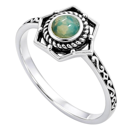 Ethiopian Opal Ring size-5 R-1744 SDR253071