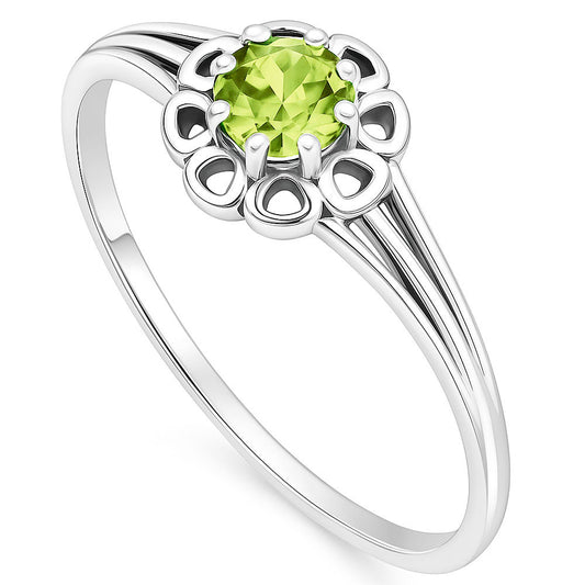 Peridot Ring size-6 R-1761 SDR253113