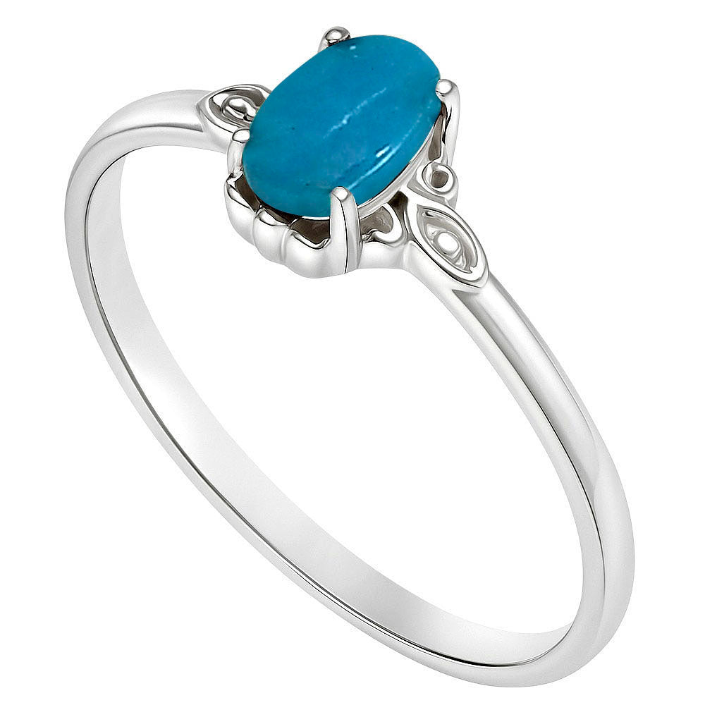Sleeping Beauty Turquoise Ring size-6 R-1721 SDR253193