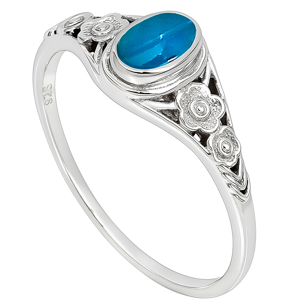 Sleeping Beauty Turquoise Ring size-7 R-1292 SDR253257