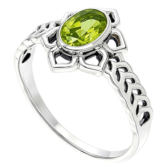 Peridot Ring size-5 R-1744 SDR253292