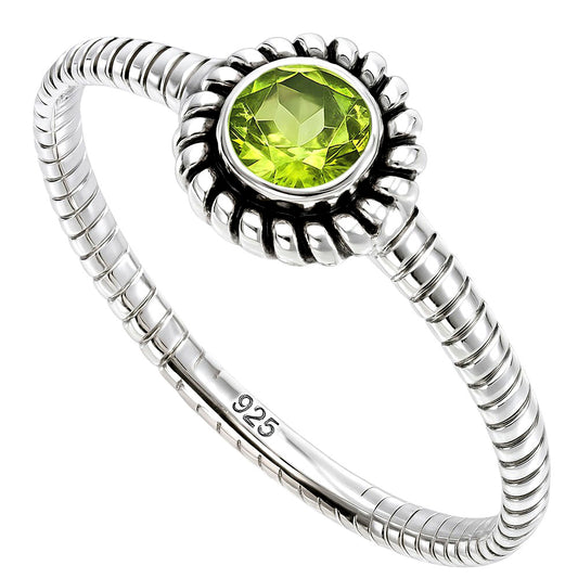 Peridot Ring size-5 R-1045 SDR253346