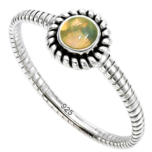 Ethiopian Opal Ring size-6 R-1045 SDR253386