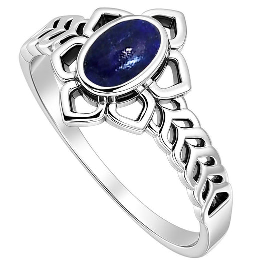Lapis Lazuli Ring size-8 R-1744 SDR253397