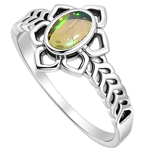 Ethiopian Opal Ring size-7 R-1744 SDR253425