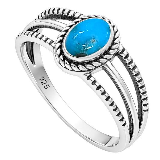 Sleeping Beauty Turquoise Ring size-7 R-1002 SDR253478