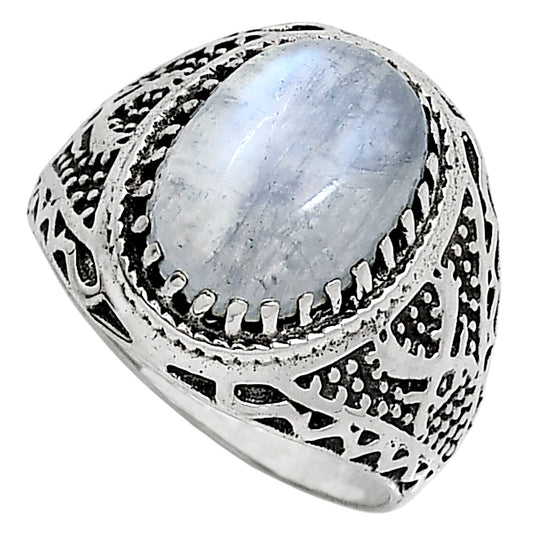 Rainbow Moonstone Ring size-9 R-1738 SDR253488
