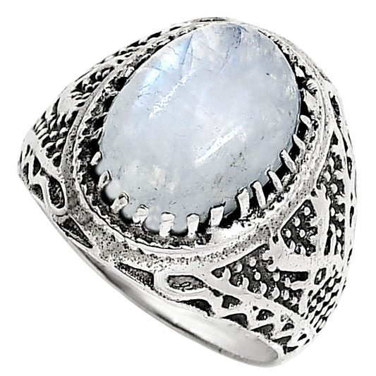 Rainbow Moonstone Ring size-8 R-1738 SDR253489