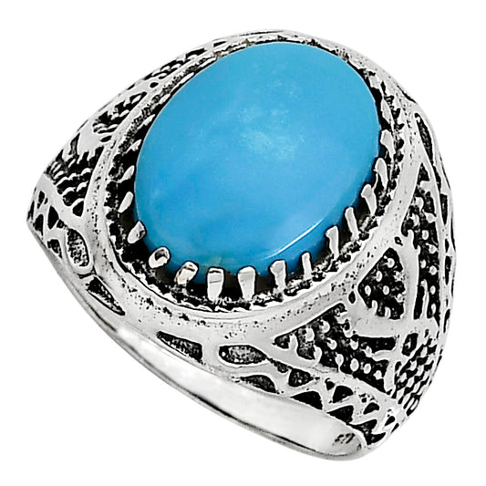 Natural Rare Turquoise Nevada Aztec Mt Ring size-8 R-1738 SDR253495